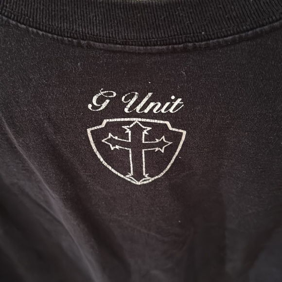y2k Black & silver G unit t shirt size Large - Picture 2 of 3